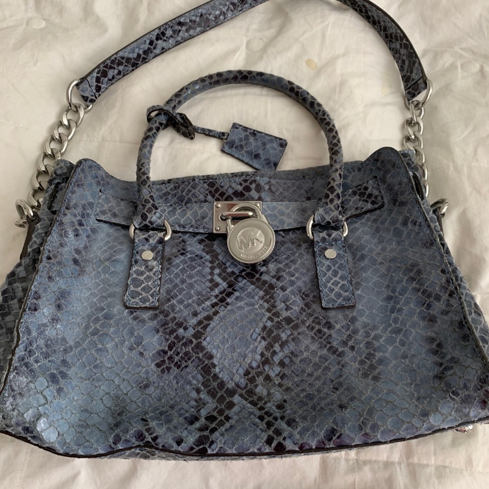Michael Kors snake skin purse authentic